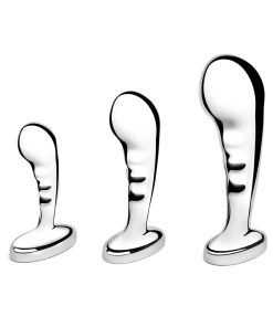 B-Vibe Stainless Steel P-Spot Plug Training Set