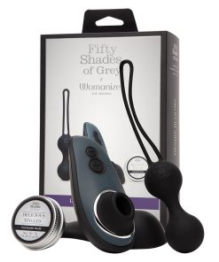 Fifty Shades Of Grey Womanizer Desire Blooms Kit Black