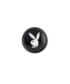 Playboy Tux Large Metal Anal Plug Hematite