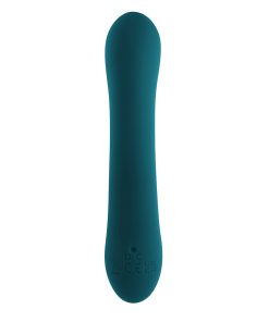 Playboy Lil Rabbit Rechargeable Silicone Dual Stimulation Vibrator Deep Teal