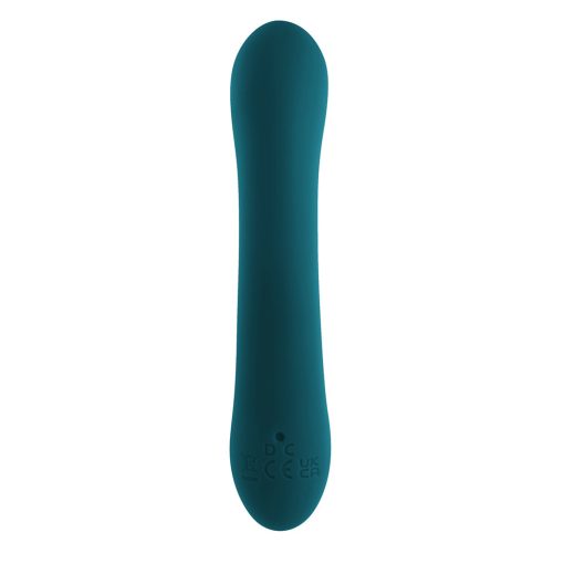 Playboy Lil Rabbit Rechargeable Silicone Dual Stimulation Vibrator Deep Teal - Image 3