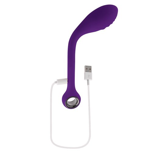 Playboy Spot On Rechargeable Posable Silicone G-Spot Vibrator Acai - Image 8