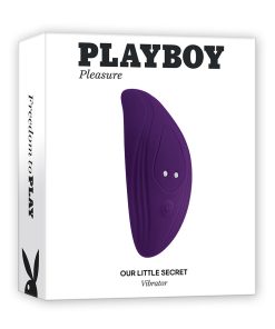 Playboy Our Little Secret Rechargeable Remote Controlled Silicone Underwear Vibrator Acai