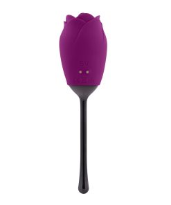 Playboy Petal Rechargeable Silicone Tongue Flicking Vibrator Wild Aster