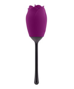 Playboy Petal Rechargeable Silicone Tongue Flicking Vibrator Wild Aster