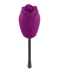 Playboy Petal Rechargeable Silicone Tongue Flicking Vibrator Wild Aster