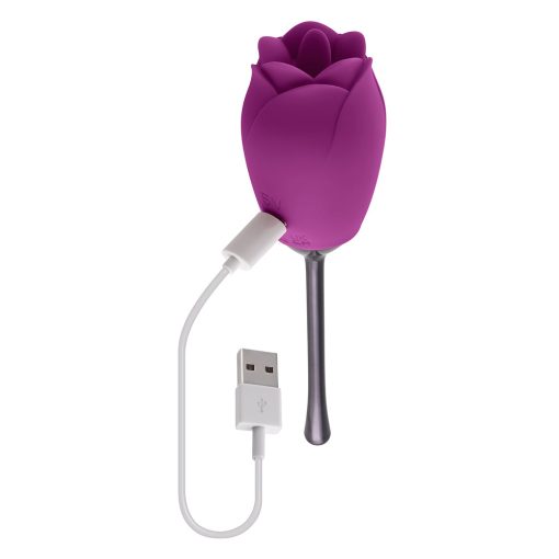 Playboy Petal Rechargeable Silicone Tongue Flicking Vibrator Wild Aster - Image 8