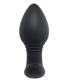 Playboy Plug & Play Rechargeable Remote Controlled Vibrating Silicone Anal Plug Navy