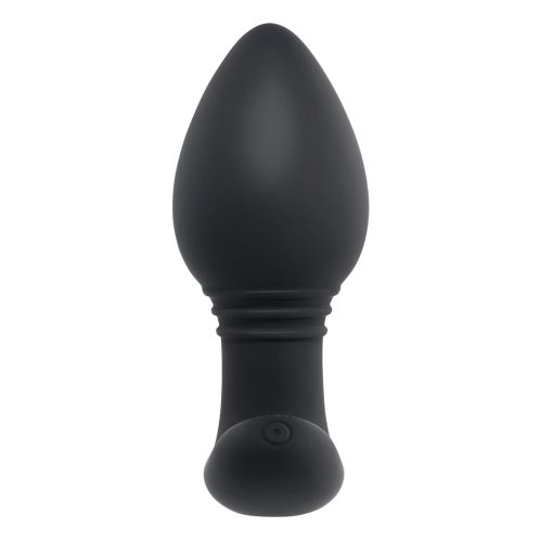 Playboy Plug & Play Rechargeable Remote Controlled Vibrating Silicone Anal Plug Navy - Image 3