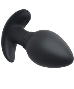 Playboy Plug & Play Rechargeable Remote Controlled Vibrating Silicone Anal Plug Navy