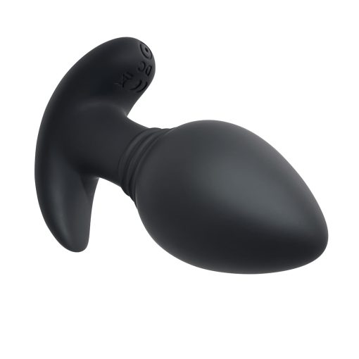 Playboy Plug & Play Rechargeable Remote Controlled Vibrating Silicone Anal Plug Navy - Image 6