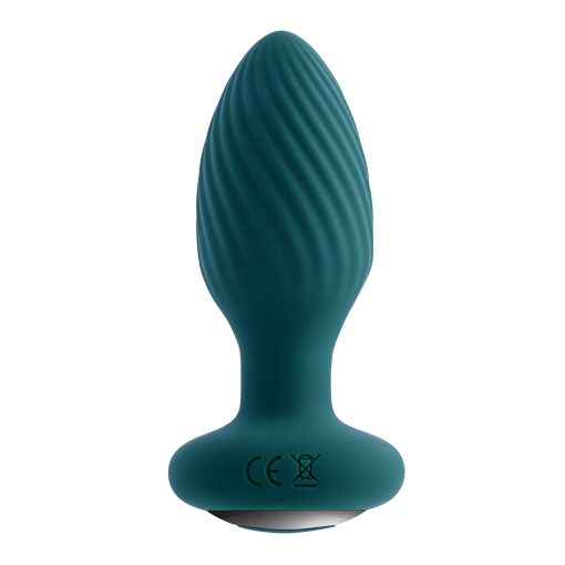 Playboy Spinning Tail Teaser Vibrating Rotating Anal Plug Salute - Image 2