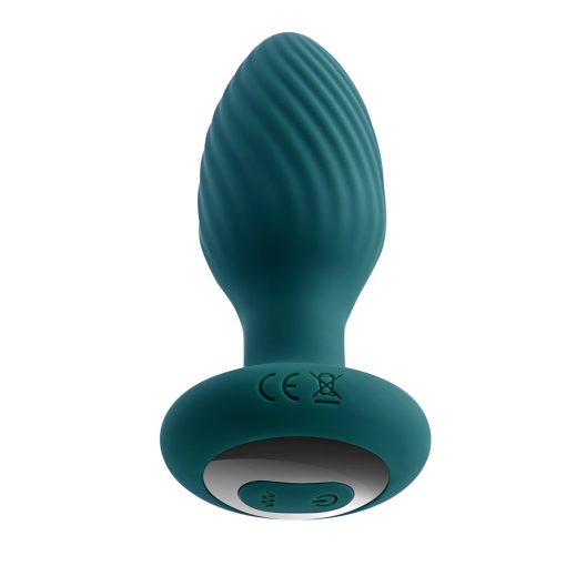 Playboy Spinning Tail Teaser Vibrating Rotating Anal Plug Salute - Image 5