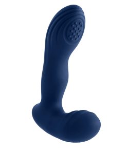 Playboy Pleasure Pleaser Warming Vibrating Prostate Massager Deep Ocean