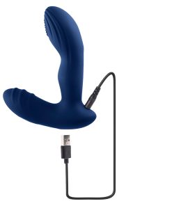 Playboy Pleasure Pleaser Warming Vibrating Prostate Massager Deep Ocean
