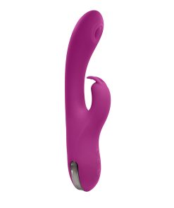 Playboy Thumper Rechargeable Tapping Silicone Dual Stimulation Vibrator Wild Star