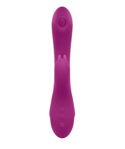 Playboy Thumper Rechargeable Tapping Silicone Dual Stimulation Vibrator Wild Star