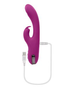 Playboy Thumper Rechargeable Tapping Silicone Dual Stimulation Vibrator Wild Star