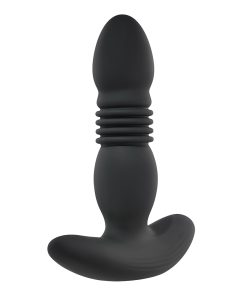 Playboy Trust The Thrust Thrusting Vibrating Anal Plug Black