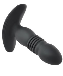 Playboy Trust The Thrust Thrusting Vibrating Anal Plug Black