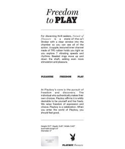 Playboy Pursuit Of Pleasure Rechargeable Vibrating Beaded Stroker