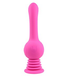 Evolved Gyro Vibe Rechargeable Gyrating Silicone Vibrator Pink