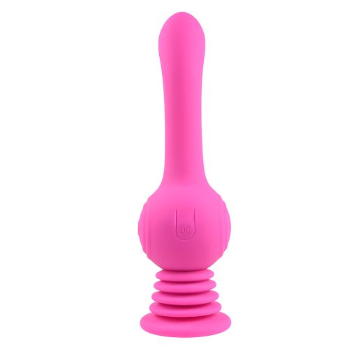 Evolved Gyro Vibe Rechargeable Gyrating Silicone Vibrator Pink - Image 2