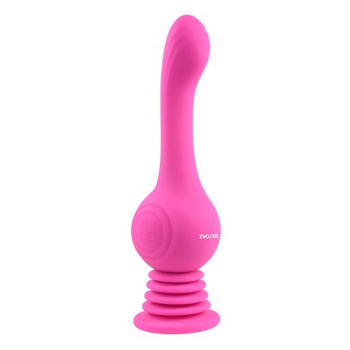 Evolved Gyro Vibe Rechargeable Gyrating Silicone Vibrator Pink - Image 4
