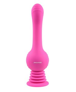 Evolved Gyro Vibe Rechargeable Gyrating Silicone Vibrator Pink
