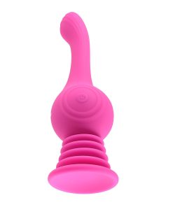 Evolved Gyro Vibe Rechargeable Gyrating Silicone Vibrator Pink