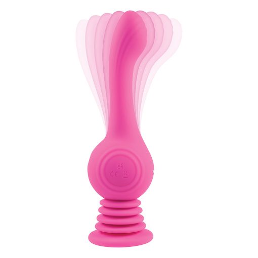 Evolved Gyro Vibe Rechargeable Gyrating Silicone Vibrator Pink - Image 8
