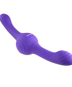 Evolved Our Gyro Vibe Rechargeable Dual Ended Gyrating Silicone Vibrator Purple