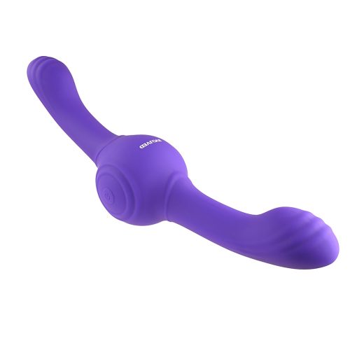 Evolved Our Gyro Vibe Rechargeable Dual Ended Gyrating Silicone Vibrator Purple - Image 7