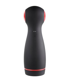 Zero Tolerance Tight Squeeze Rechargeable Vibrating Squeezing Talking Stroker Tpe Black/Red