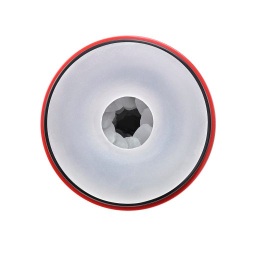 Zero Tolerance Tight Squeeze Rechargeable Vibrating Squeezing Talking Stroker Tpe Black/Red - Image 6