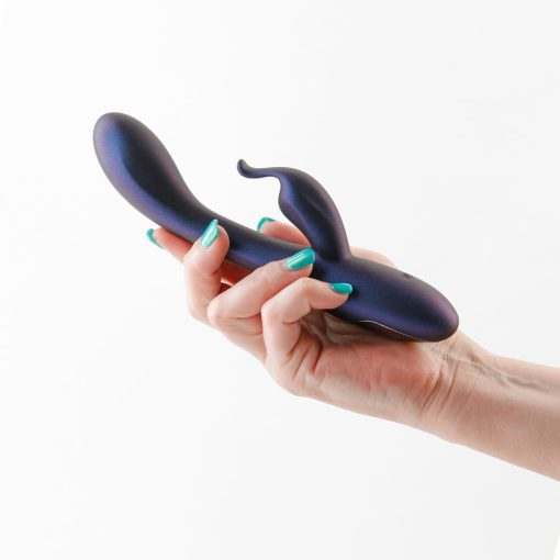 Royals Empress Rabbit Vibrator Metallic Blue - Image 3