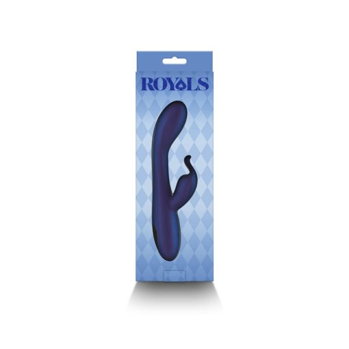 Royals Empress Rabbit Vibrator Metallic Blue - Image 4