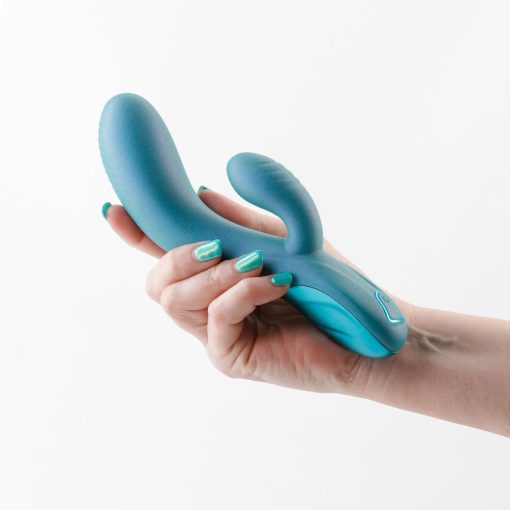 Royals Regent Rabbit Vibrator Metallic Green - Image 3