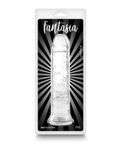 Fantasia Upper 8 In. Jelly Dildo Clear
