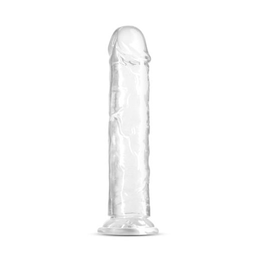 Fantasia Upper 8 In. Jelly Dildo Clear - Image 2