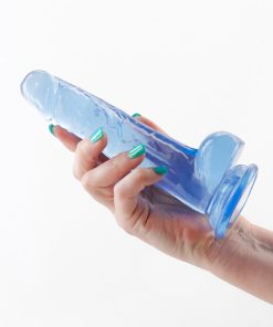 Fantasia Ballsy 6.5 In. Jelly Dildo Blue