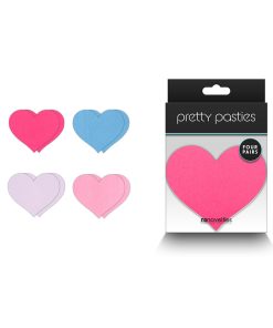 Pretty Pasties Heart Ii Assorted 4 Pair