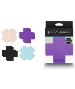 Pretty Pasties Cross I Assorted 4 Pair
