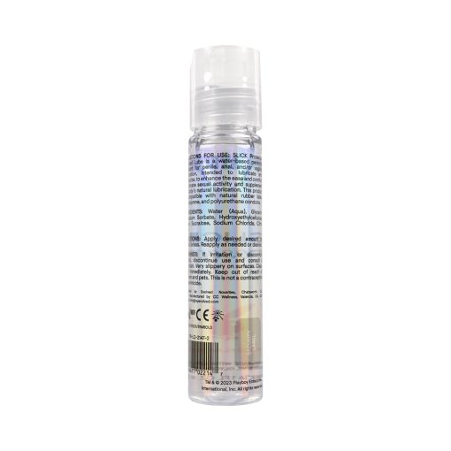 Playboy Slick Flavored Water-Based Lubricant Prosecco 1 Oz. - Image 2
