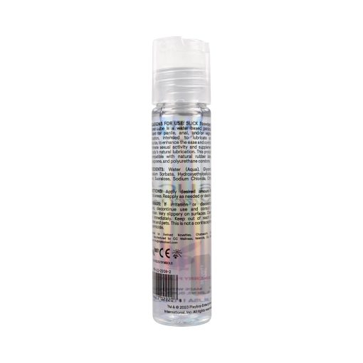 Playboy Slick Flavored Water-Based Lubricant Strawberry 1 Oz. - Image 2