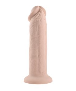 Evolved Girthy Rechargeable Vibrating 7 In. Silicone Dildo Light