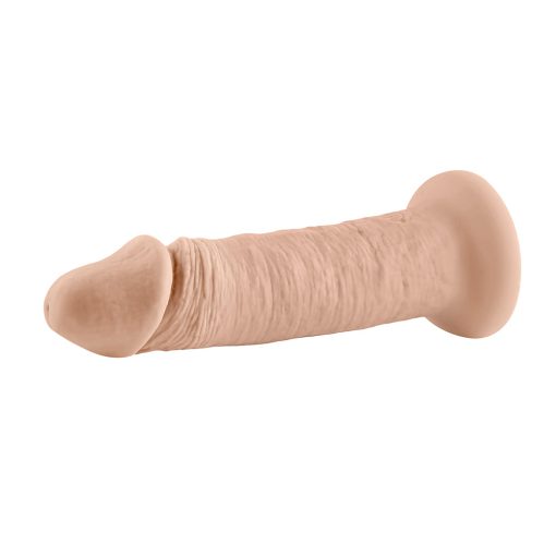 Evolved Rechargeable Vibrating 6 In. Silicone Dildo Light - Image 6