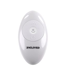 Evolved Full Monty Rechargeable Remote-Controlled Thrusting Twirling 9 In. Silicone Dildo Light