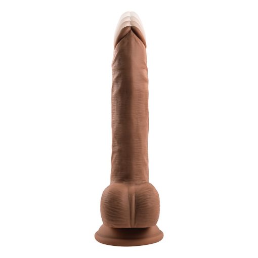 Evolved Thrust In Me Thrusting Vibrating 9.25 In. Dildo Dark - Image 6