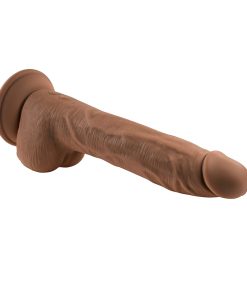 Evolved Thrust In Me Thrusting Vibrating 9.25 In. Dildo Dark